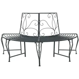 vidaXL Baumbank 160 x 80 x 89 cm Grau