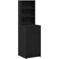 VidaXL Hoher Schrank in Schwarzer Eiche - 40x41x135 cm,