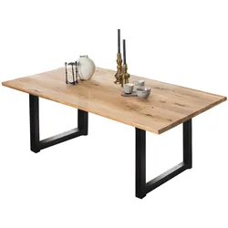 Tisch 180x100 Wildeiche Metall Esstisch Speisetisch Küchentisch Esszimmer Küche