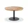 Niehoff Klapptisch Bistro anthrazit rund - 125 cm rund Teak recycled