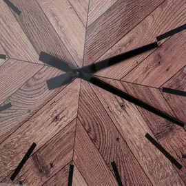 home&styling collection Wanduhr braun -