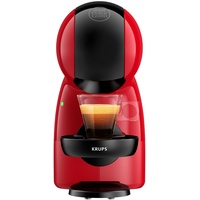 Kaffeekapselmaschine | 15 Bar | ultra-kompakt | Hochdruck-Espresso | über 30 Kaffeekreationen | Auto-Abschaltung | Rot/Schwarz