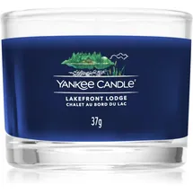 Yankee Candle Lakefront Lodge Duftkerze 37 g blau