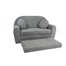 FORTISLINE Kindersofa Fortisline 96 x 57 x 48 cm Textil grau