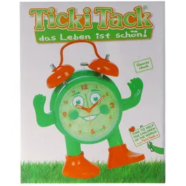 Technoline Ticki Tack Kinderwecker grün/orange