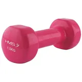 HMS Kurzhantel 1,5 kg Gusseisen Vinylbeschichtet pink / rosa