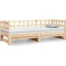 vidaXL Leeba 80 x 200 cm Ausziehbar Kiefer