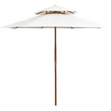 furnicato Doppeldeck 270 x 270 cm Cremeweiß