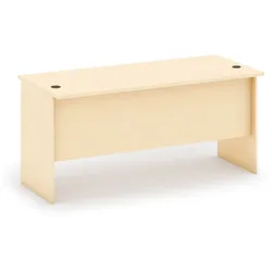 Büroschreibtisch gerade MIRELLI, Länge 1600 mm, Birke