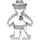 RBV Birkmann Birkmann, Ausstechform Cowboy, 8 cm