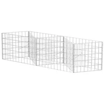 vidaXL Gabionenkorb Pflanzkasten Gemüse-Hochbeet 120 × 30 × 50 cm