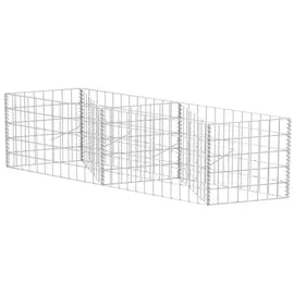 vidaXL Gabionenkorb Pflanzkasten Gemüse-Hochbeet 120 × 30 × 50 cm