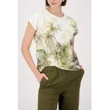 Monari T-Shirt mit Tropik-Design Mehrfarbig 36