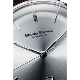 Bruno Söhnle Merano Herrenuhr Dunkelbraun Silber Quarz Saphirglas 40mm-