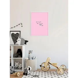 KOMAR Wandbild SW Quote Yoda Cute 50 x 70 cm