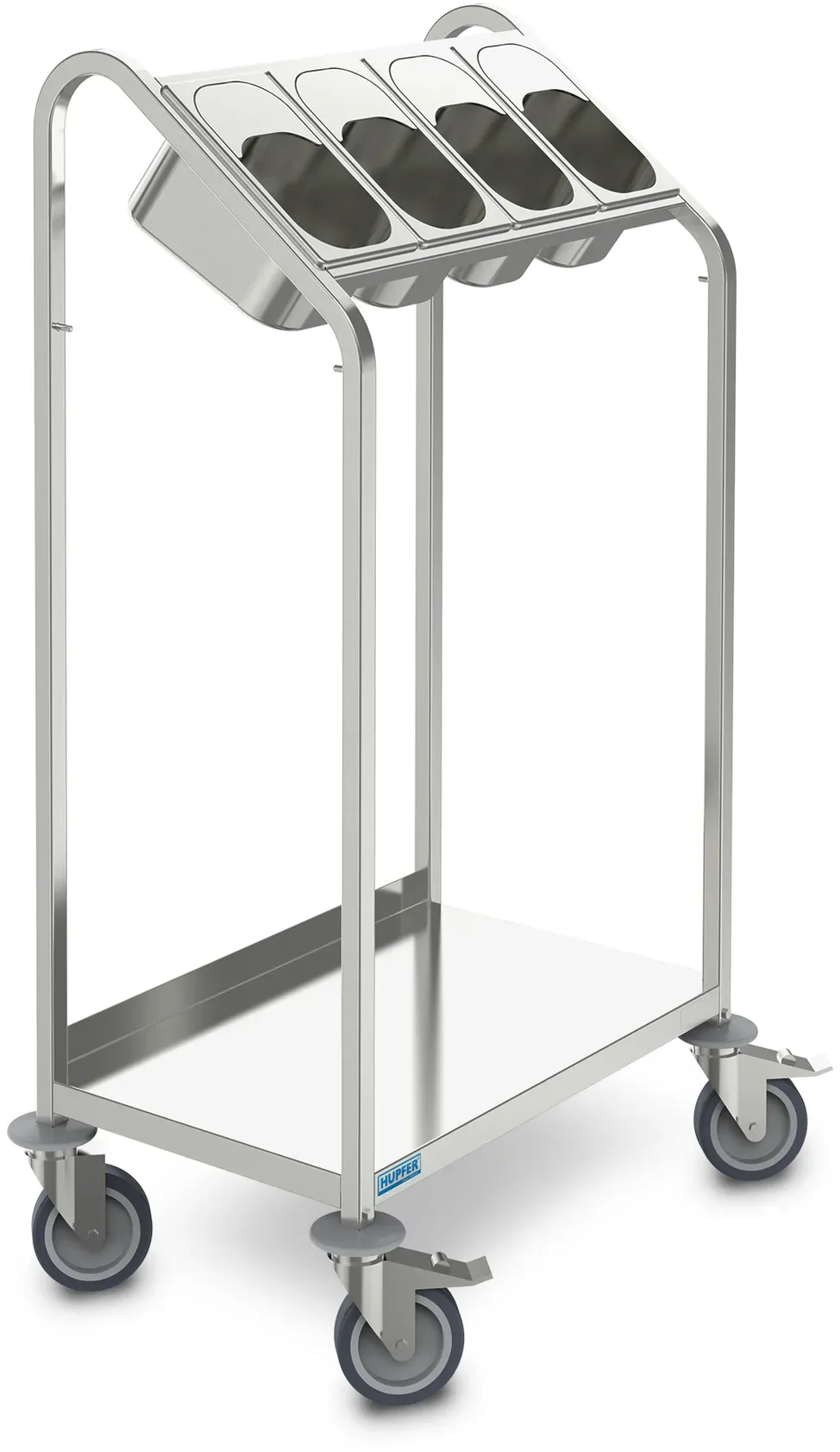 HUPFER Besteck- und Tablettwagen BTW 4 GN/100TA H:1300