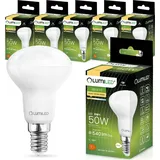 Lumiled LED Lampen E14 R50 6W ersetzt 50W 6 Stück 540lm 3000K Warmweiß 120° 230V Birne Reflektorlampe Reflektor Lichtquelle