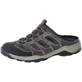 Rieker Herren 08096 Clogs, Grau (schwarz/rauch/rauch/00), 43 EU