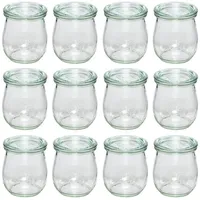 Weck Tulpenform-Glas 220ml 12er Pack