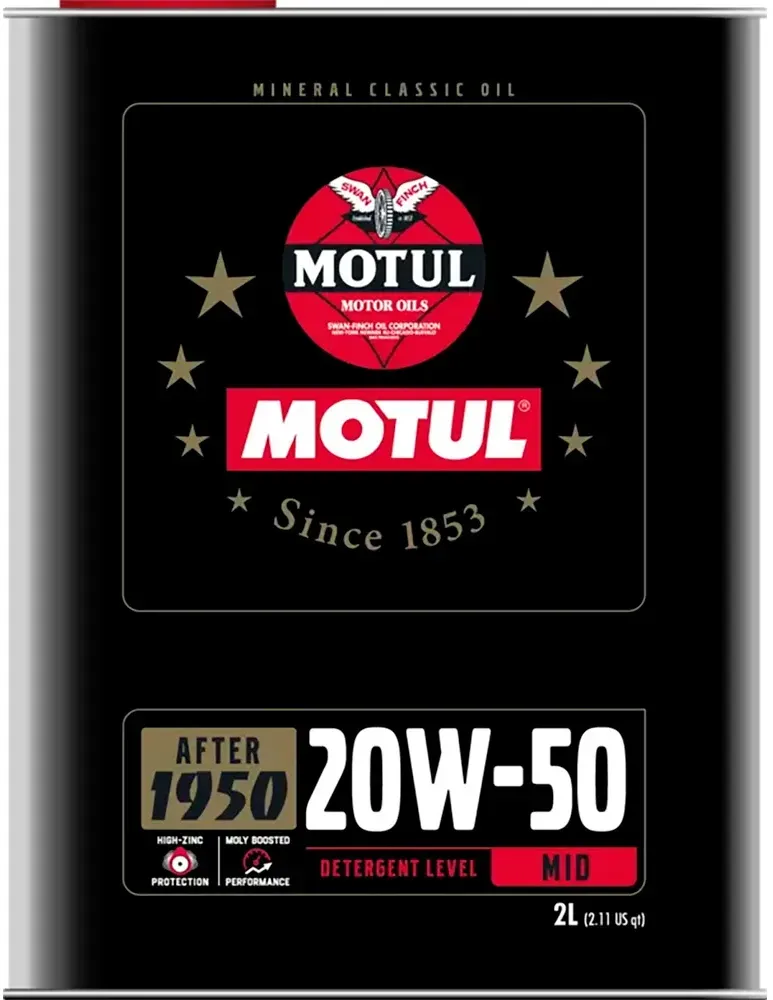 Motul 20w50 Classic 2l Motoröl - Black - One Size