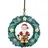 Hubrig Volkskunst GmbH Weihnachtsmann Advendskranz 9 cm mehrfarbig