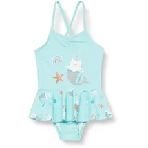 Playshoes UV-Schutz Badeanzug Mädchen Schwimmanzug Badebekleidung, Einhornmeerkatze, 98/104