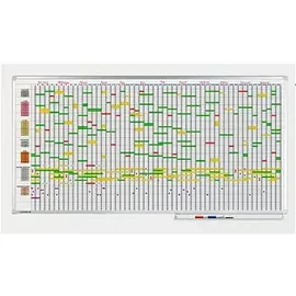 Legamaster Jahresplaner 200 x 100 cm Grau/Weiß