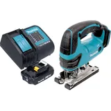 Makita DJV 180 SA1X Akku Stichsäge 18 V 135 mm + 1x Akku 2,0 Ah + Ladegerät