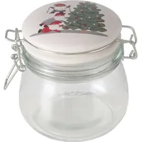 Boltze Glasbehälter mit Porzellandeckel MONTI, 450 ml