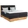 otto home Boxspringbett OTTO HOME "Jenna", schwarz (carbone), B:184cm L:216cm, Komplettbetten, Boxspringbett, ohne LED-Beleuchtung, mit zertifizierten, recycelten Bezugsstoffen
