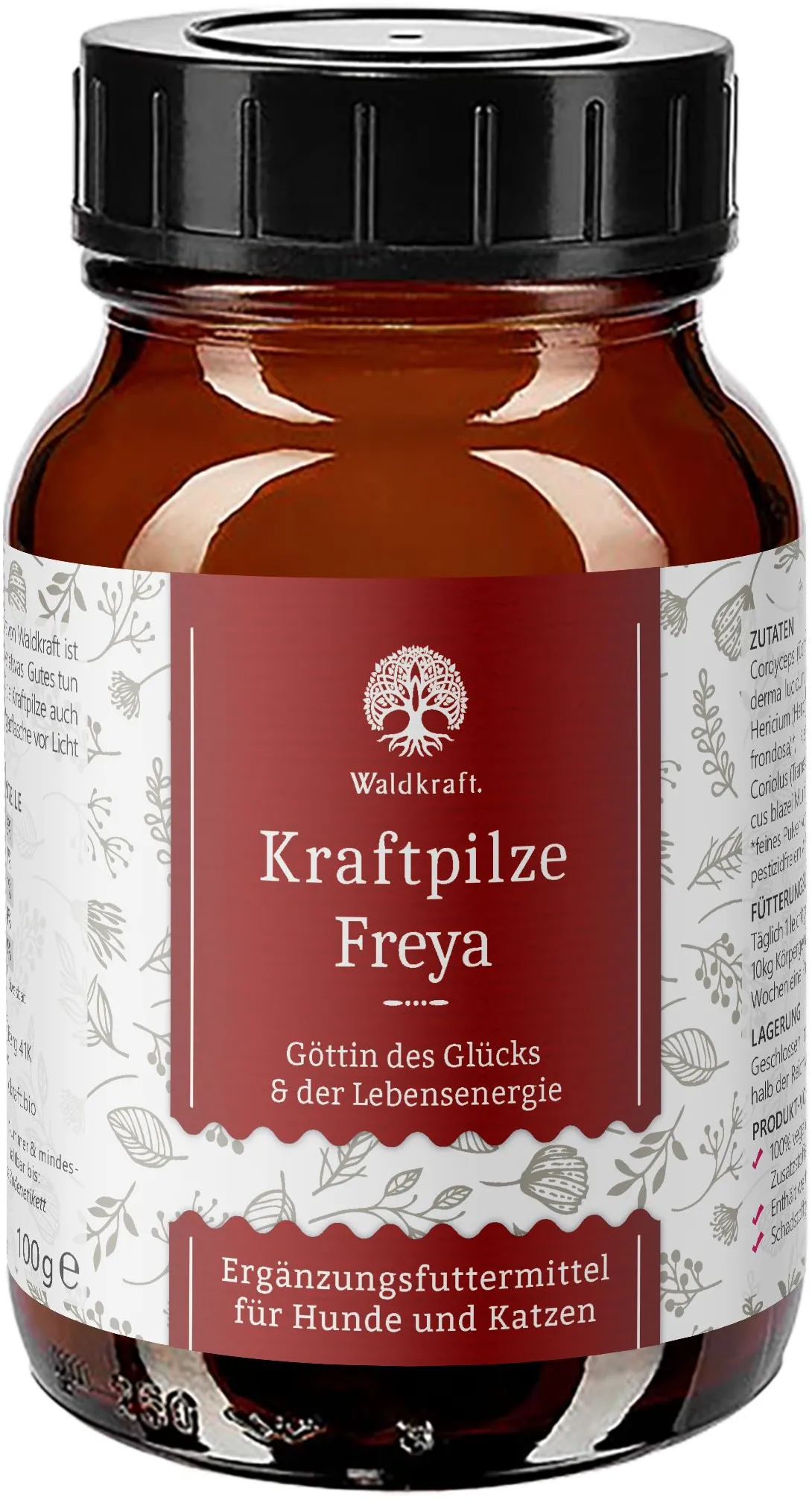 Waldkraft Kraftpilze Freya Vitalpilz Synergetikum Pulver 100 g