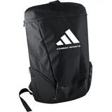 adidas Sporttasche schwarz/weiß L 33 cm x 23 cm x 57 cm