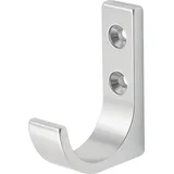 Hermeta Mantelhaken einfach Aluminium Silber 0149