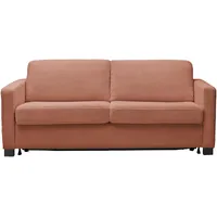 Home affaire Schlafsofa Vionelle, 2-Sitzer mit Kaltschaummatratze nach Wahl, Breite 166 cm, 2 Teile, Dauerschläfer mit wahlweise Standard- oder Premium-Matratze orange