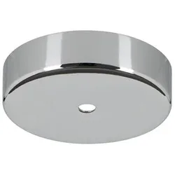 Bailey Deckendose metall chrom + transparent Kabelhalter