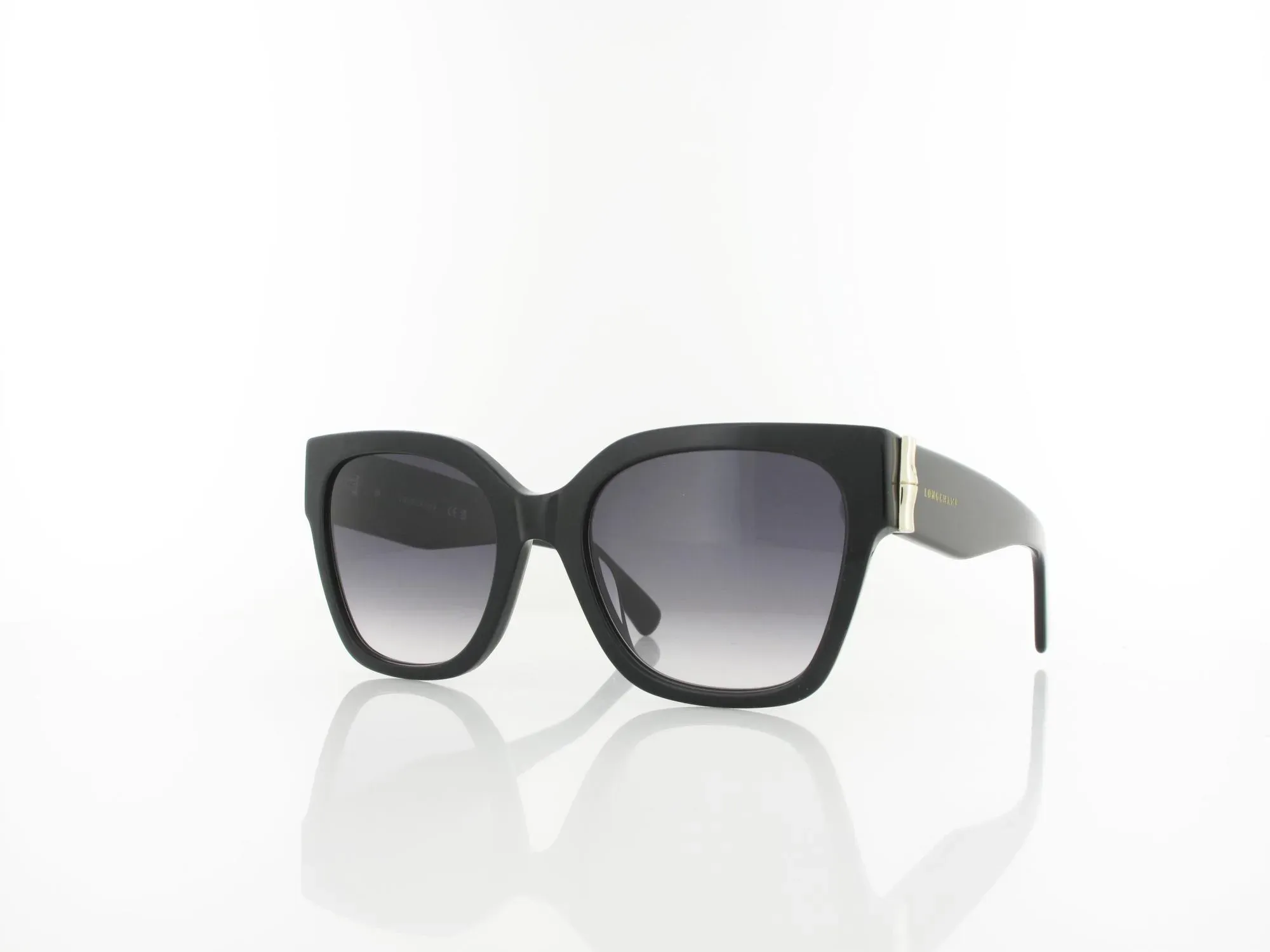 Longchamp LO732S 001 55 black / blue grey gradient