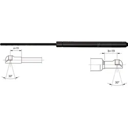 Metzger | Gasfeder, Heckscheibe | 2110136