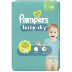 Pampers Baby Dry Windeln Gr.7 Extra Large 15+KG 20ST