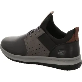 SKECHERS Delson Axton Herren Wide Schwarz/Grau 45