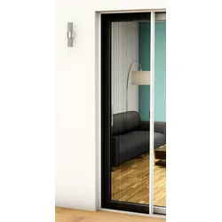 Hecht Alu Plissee Tür Professional 125x220 kürzbar weiss 101460101-VH