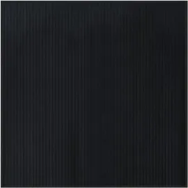 vidaXL Teppich, Quadratisch Schwarz 100x100 cm Bambus