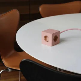 Avolt Steckdosenleiste 3 m Pink 3 St.