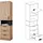 marmex möbel Eckschrank Grant Set 17A 195 x 195 x 40 cm Braun