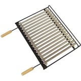 ImEx der Fox 71664 – Edelstahl Grill, 68 x 40 cm, schwarz