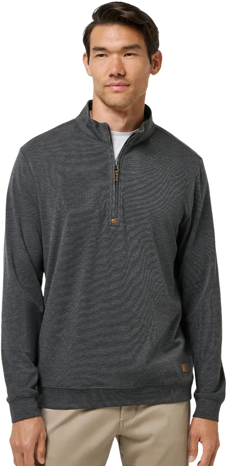 TRAVISMATHEW Pullover Cloud 1/4 Zip, schwarz