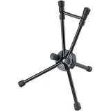 K&M 14355 Saxophonständer Saxxy Schwarz Aluminium – kompakte XXS-Größe – 18,8 cm Höhe – Transport im Schallbecher möglich