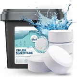 5 kg Multitabs 200G 5in1 Chlortabletten Multifunktion Tabs Chlor für Pool - Blau