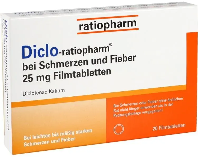 diclo-ratiopharm 25 mg filmtabletten