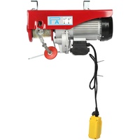 Seilhebezug Elektrische Seilwinde 1800W Elektrischer Kabelwinde mit 18 m Stahldrahtseil und 1.4m Kabellänge 500 kg / 1000kg 9 m / 18m (EU-Stecker 220V)