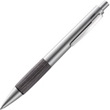 Lamy accent Kugelschreiber 296 – Aluminiumfarbener Kuli mit austauschbarem Achat-grau Holzgriffstück – Mit Großraummi..., 1 Stück (1er Pack)